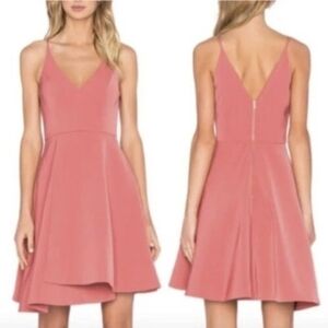 Beautiful coral color dress. Sz M. Beautiful Luxe Fabric.